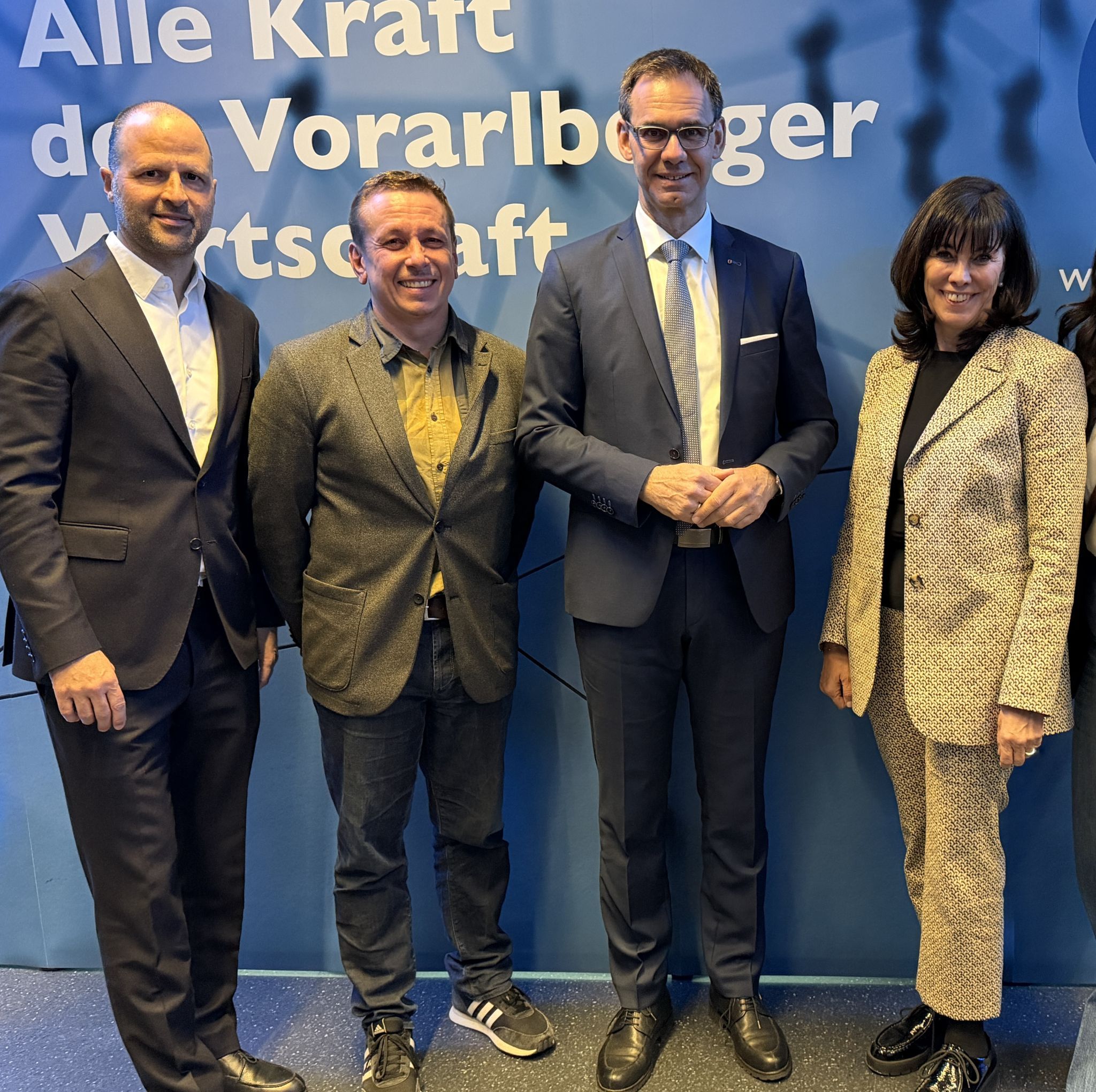 LR Marco Tittler, Joachim Mangard, LH Markus Wallner, Martha Schultz