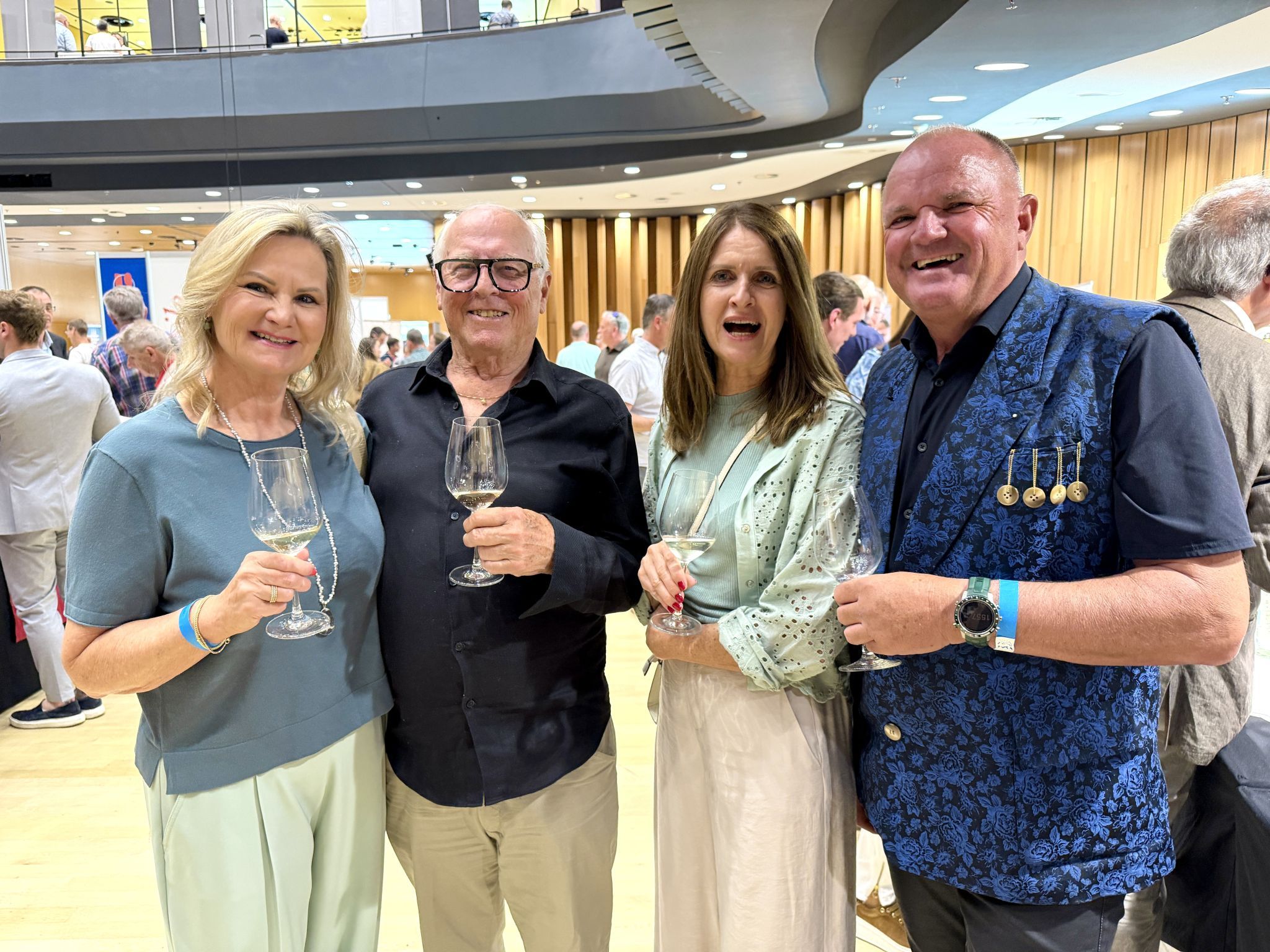 Guta gelaunt: Helga Märk, Günter Heingärtner,Claudia Konzett, Wolfgang Mähr