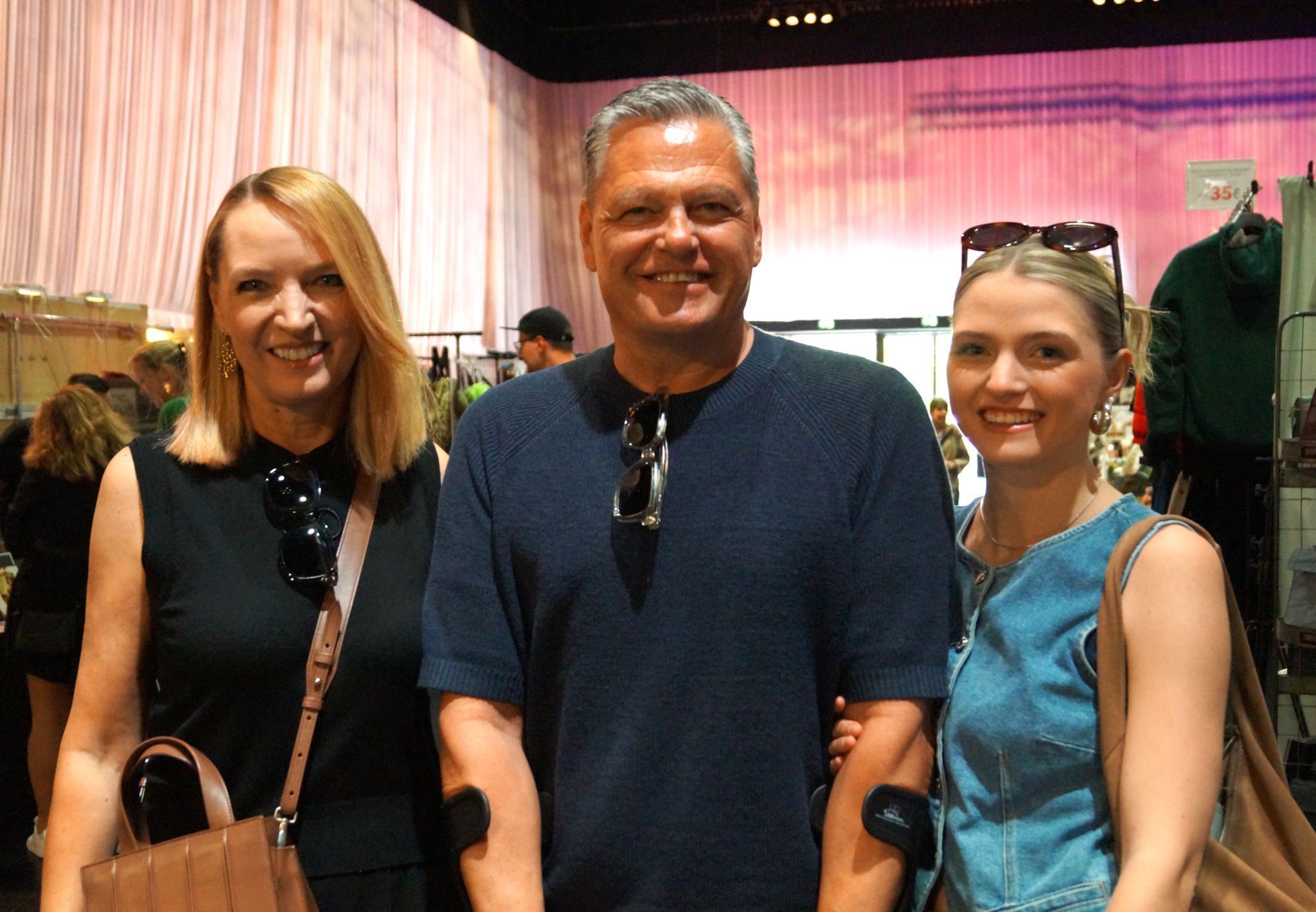 Susanne, Udo und Mira Stockinger ließen sich vom Designfestival überraschen