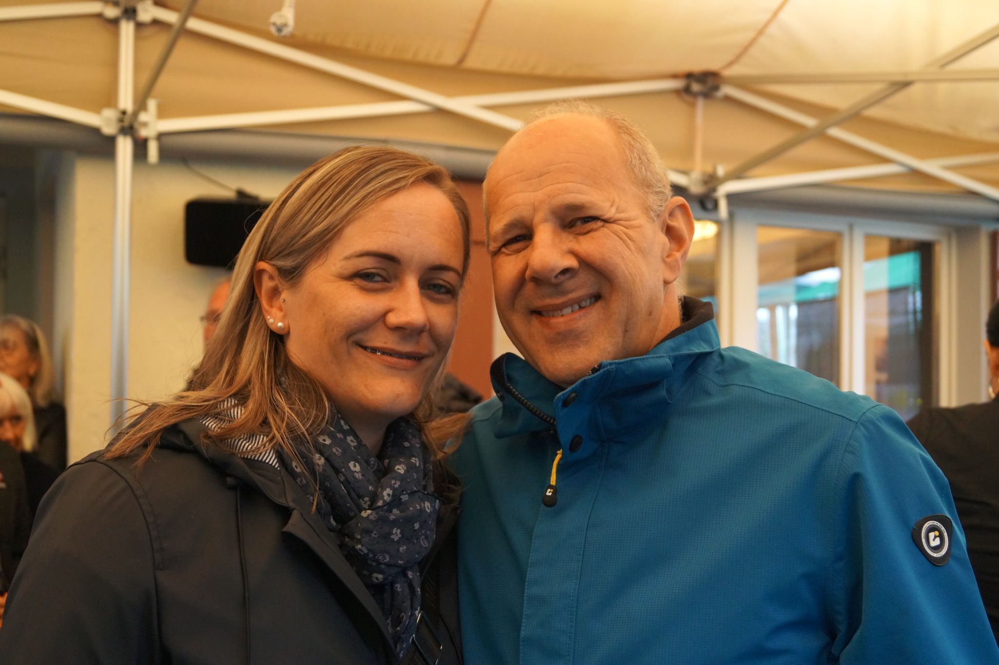 Claudia Vonach und Christoph Huber freuten sich über ein neues Restauant in Gaißau