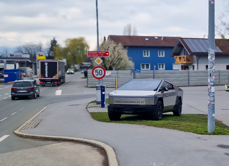 Cybertruck, grenzgängerhilfe