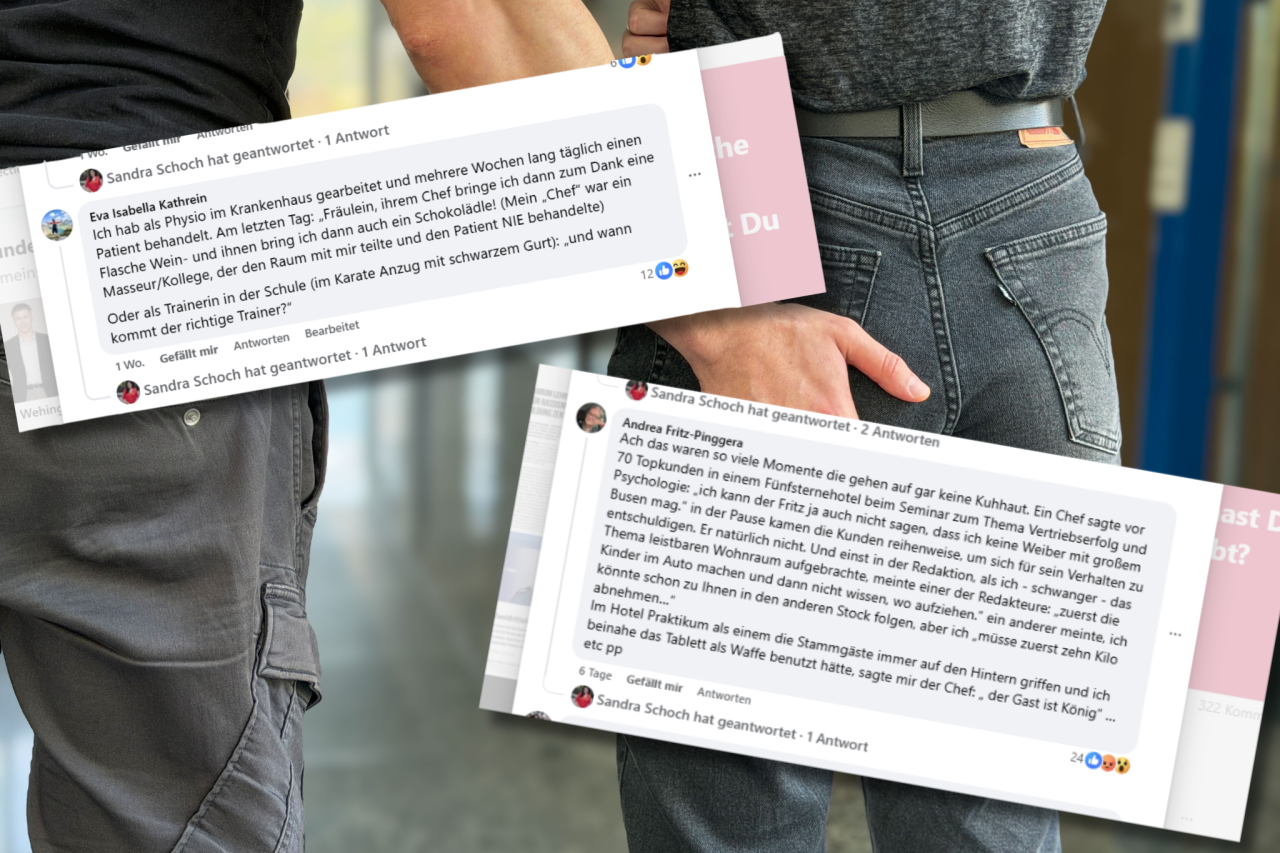 Über 100 Frauen berichten von sexuellen Übergriffen im Job