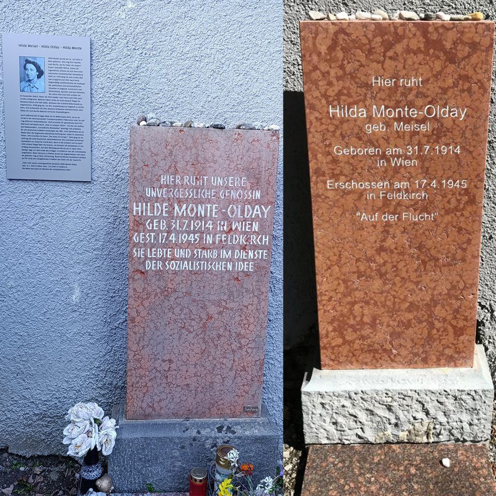 Die erschossene Widerstandskämpferin und der umgedrehte Grabstein