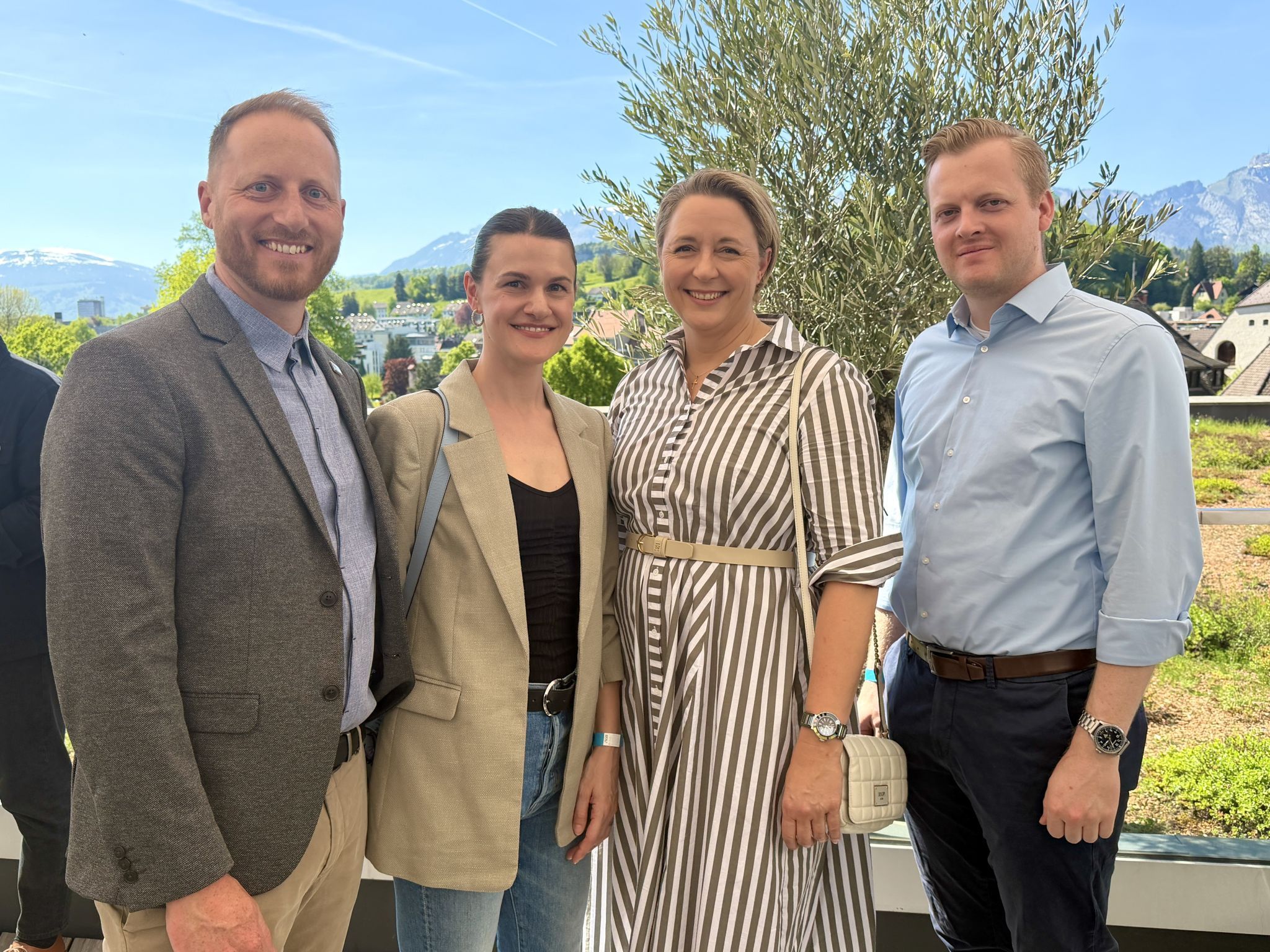 Matthias und Anna-Maria Mathis, Andrea Kerbleder, Luca Scherrling