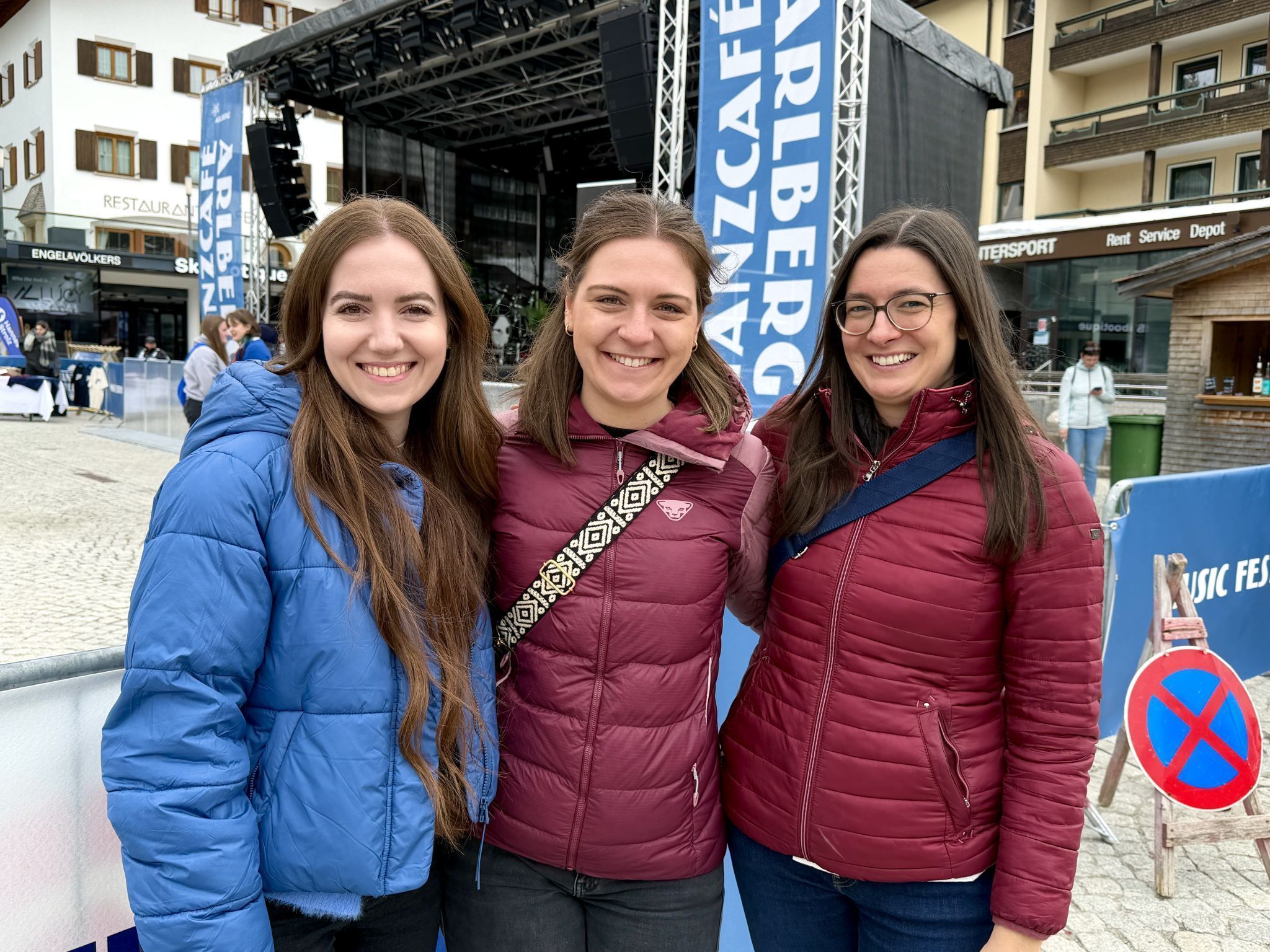 Echte MARTEN Fans:Valeria Erhard,Barbara Dünser und Julia Reiter