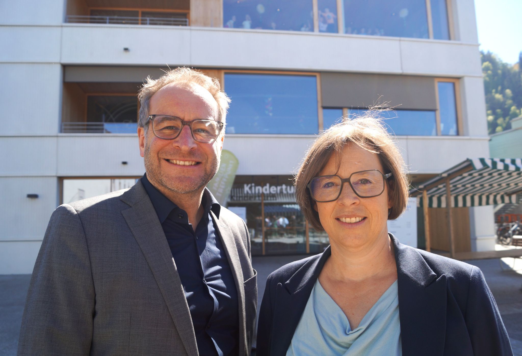 Vizebürgermeister Alexander Juen und Stadträtin Barbara Röser