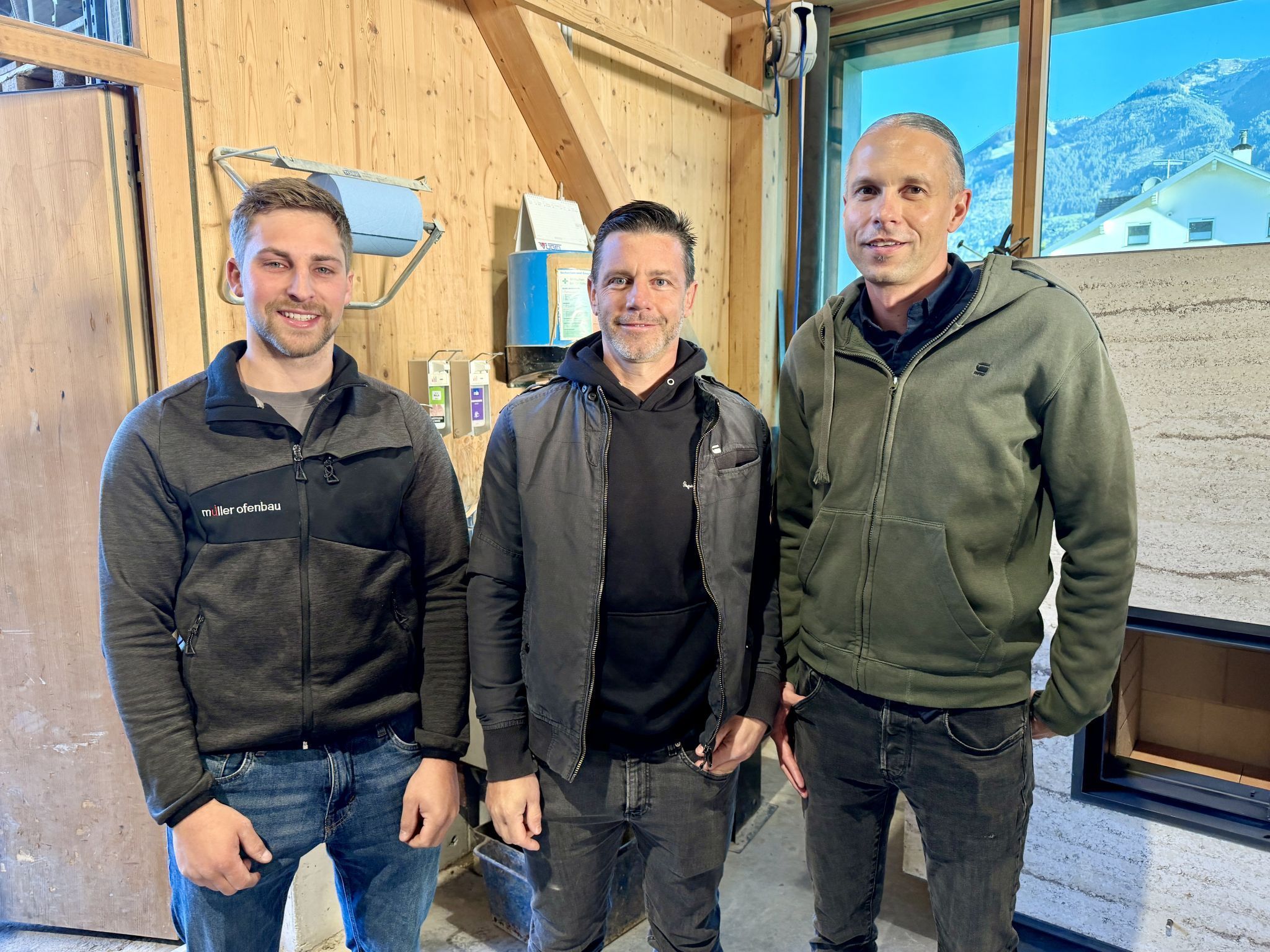 Niklas Ganahl, David Ledetzky und Günter Hronek