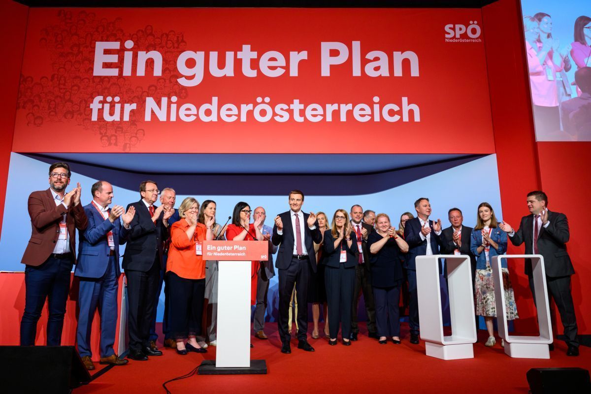 Hergovich mit 86,27 Prozent erneut zum Chef der SPNÖ gewählt