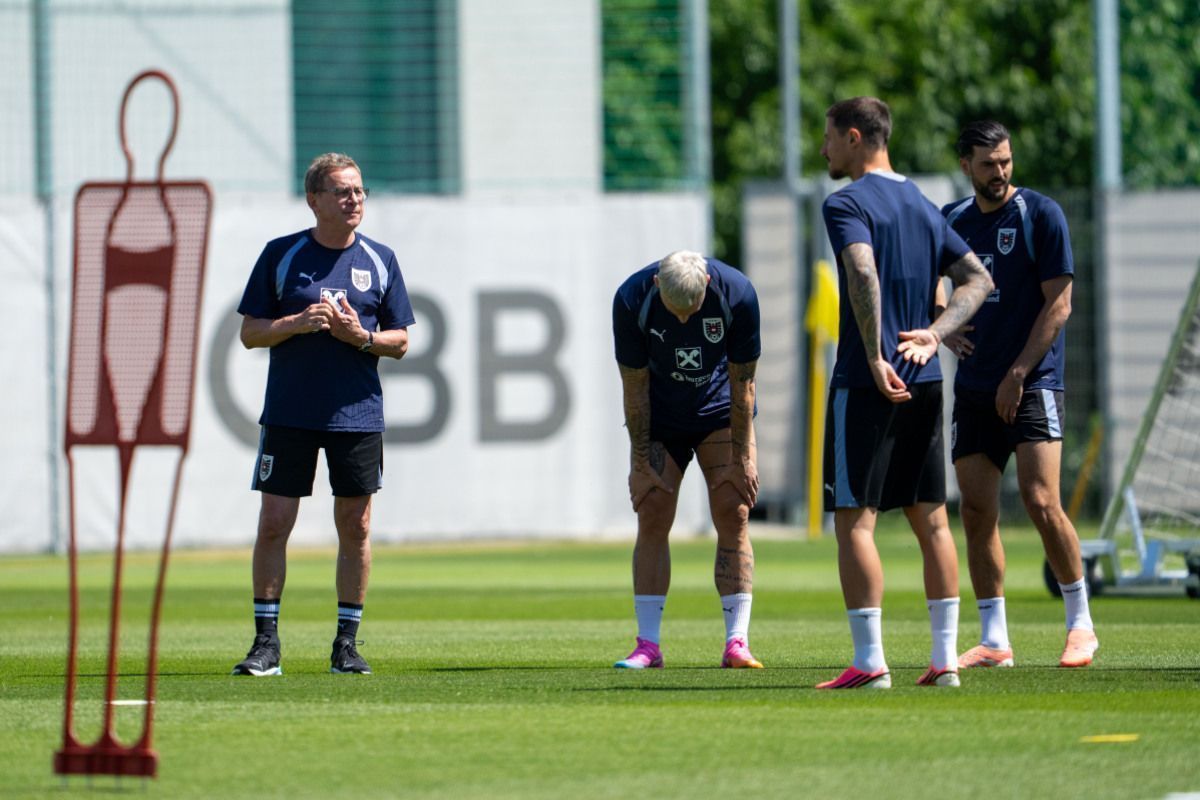 Erste volle Trainingseinheit von Grillitsch mit ÖFB-Team