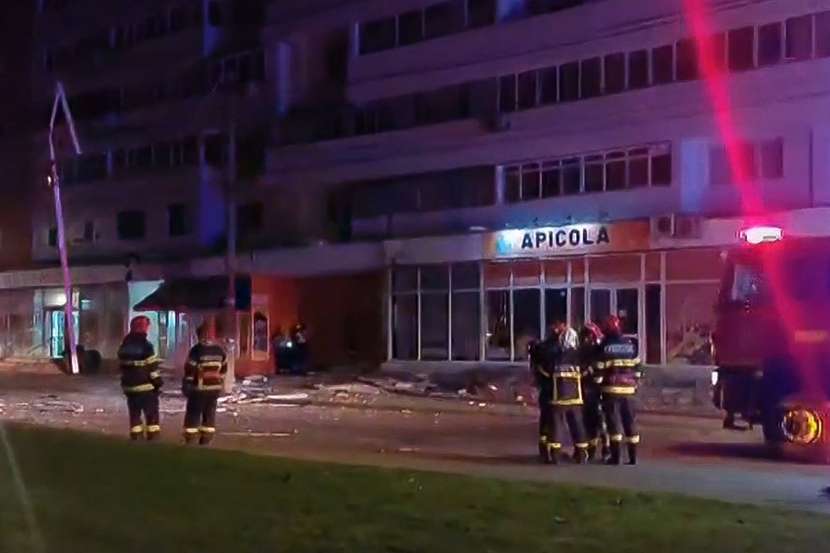 Russische Drohne hat Hochhaus in Rumänien mit Drohne getroffen