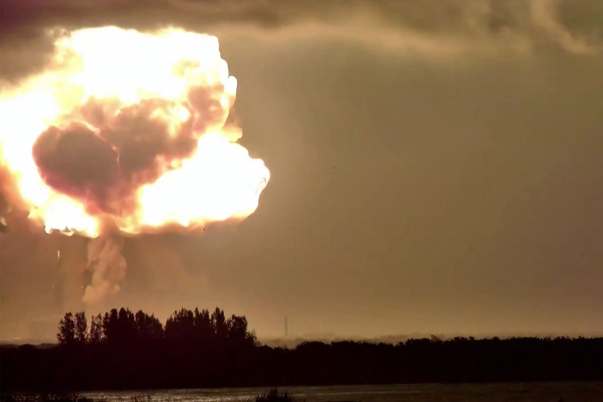 Rakete von Blue Origin bei Test explodiert