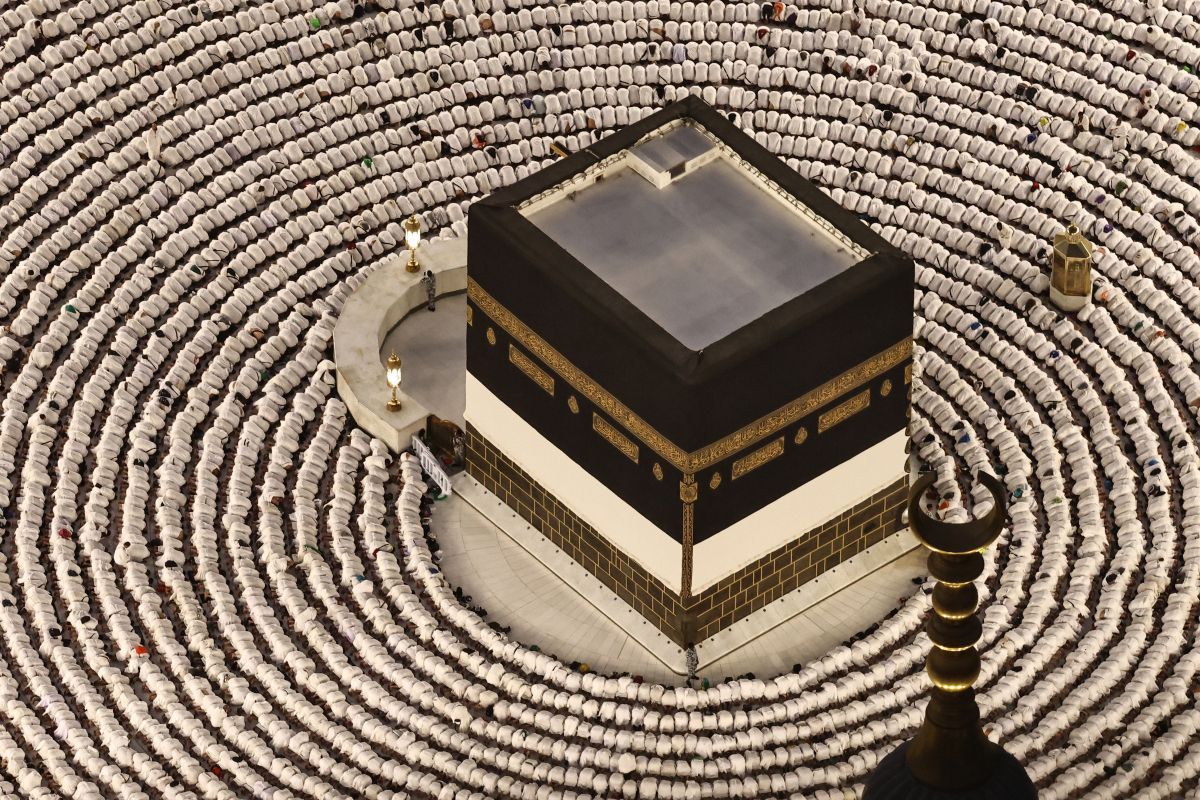 Ende der muslimischen Pilgerfahrt Hadsch