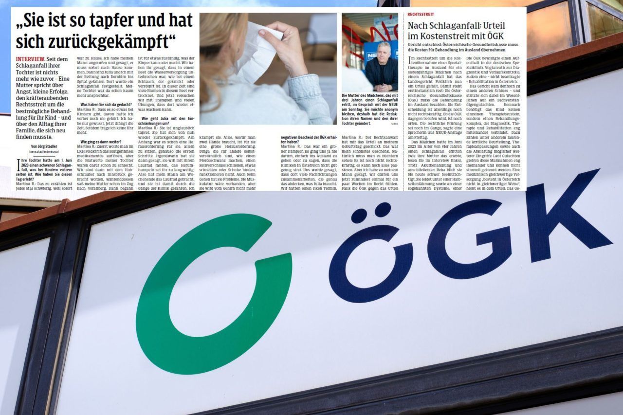 Wende im Rechtsstreit um Reha-Kosten: Vorarlberger Familie kann aufatmen