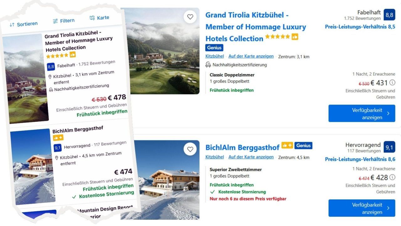 Gleicher Urlaub, anderer Preis: Warum das Gerät beim Buchen entscheidend ist