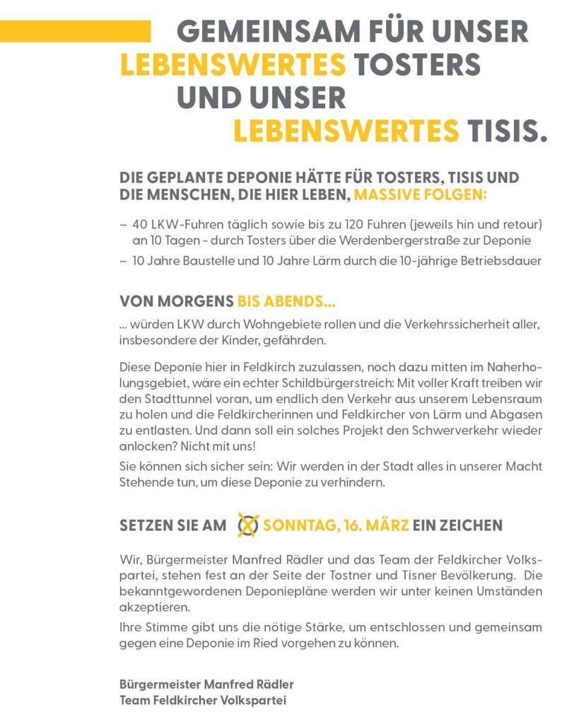 Deponie-Streit und Wahlkampf-Posting: Jetzt rechtfertigt sich der Bürgermeister