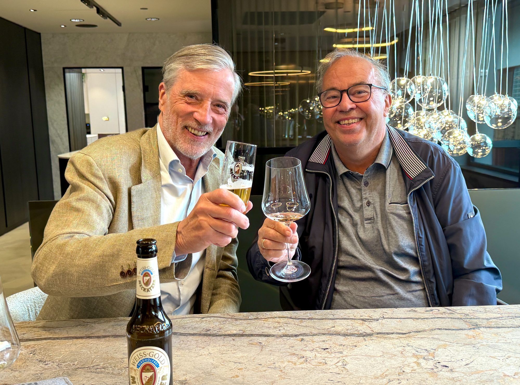 Bier trifft Wein: Michael Weiß und Walter Pfanner