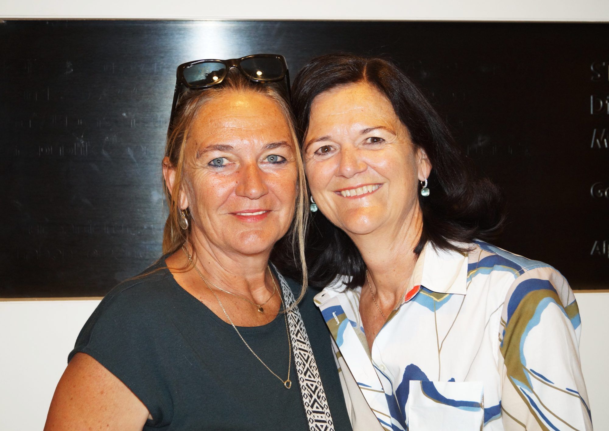 Angelina Fink und Elisabeth Fink-Schneider freuten sich auf die Aufführung
