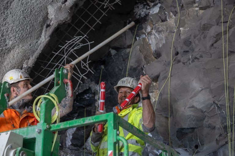 Stadttunnel: Wie sich die Mineure Meter für Meter durch den Berg arbeiten