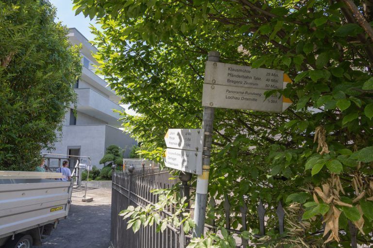 Ein alter Weg ist plötzlich zu – in Lochau wächst der Ärger