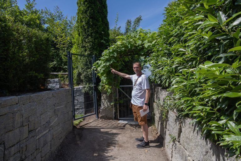 Ein alter Weg ist plötzlich zu – in Lochau wächst der Ärger