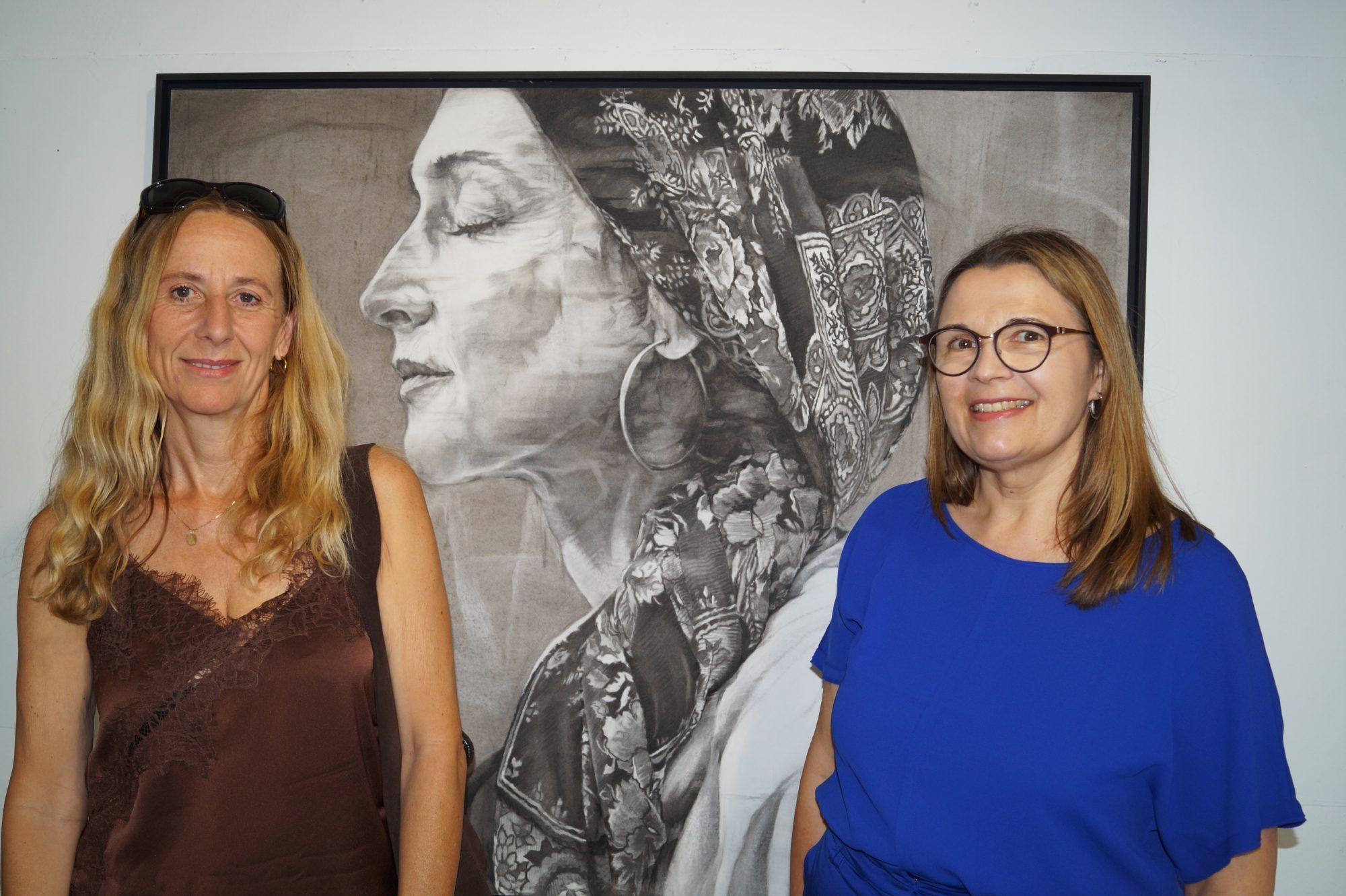 Solveig Haberlandt und Christina Spiegel (Julius Blum Gmbh) waren begeistert von den Bildern