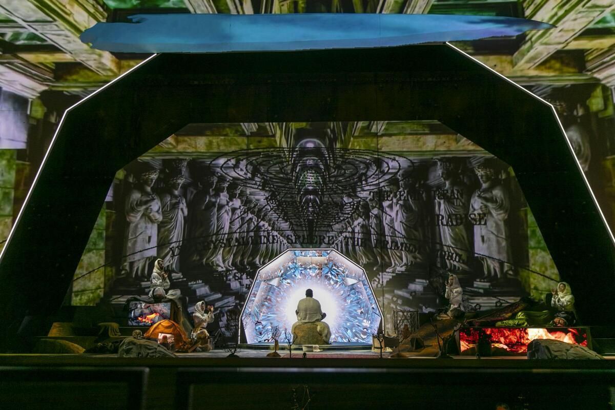 Festwochen-"Parsifal": Erlösung mit Bildschirmschoner