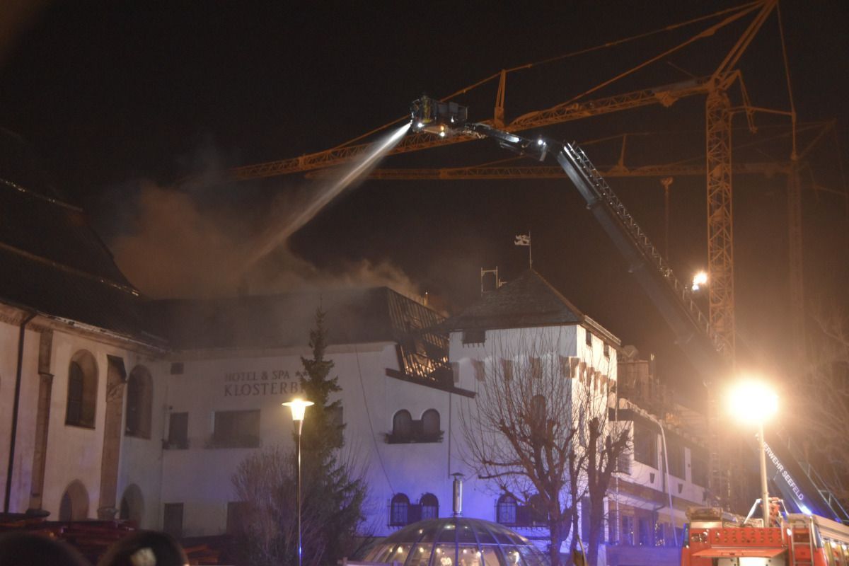 Millionen-Schaden nach Brand in Tiroler Hotel