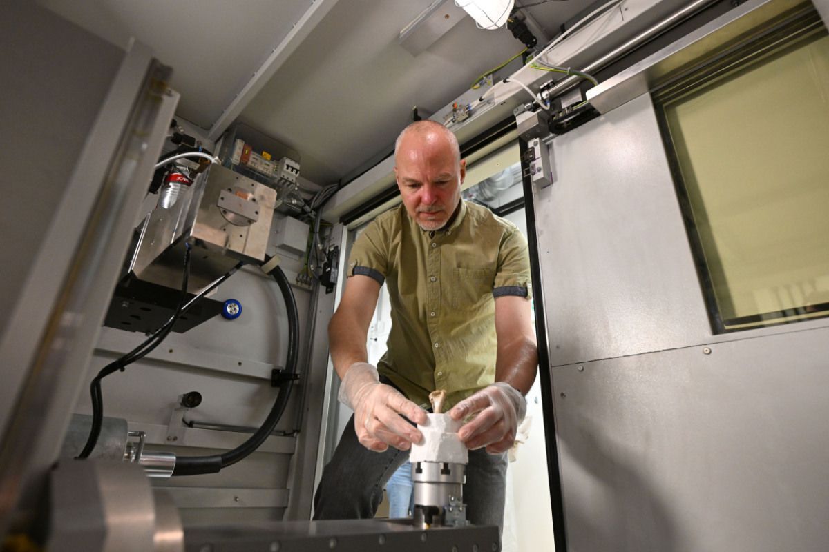 Hightech-Checks an Frühmenschenknochen aus Austro-Grabungen