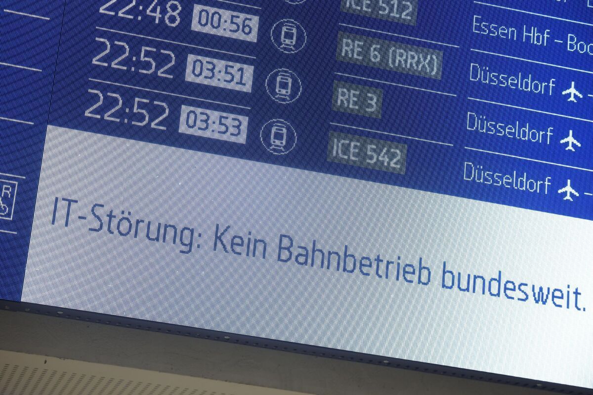 Softwarefehler sorgte für deutschlandweiten Zugstillstand