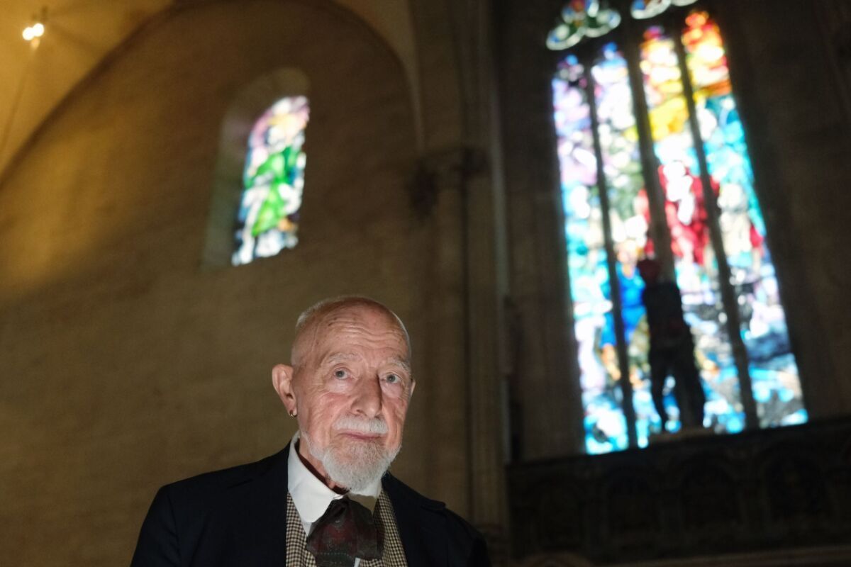 Neue Lüpertz-Fenster für den Naumburger Dom
