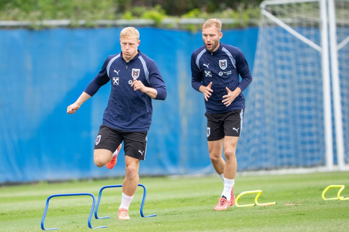 ÖFB-Training mit Xaver Schlager, ohne Alaba