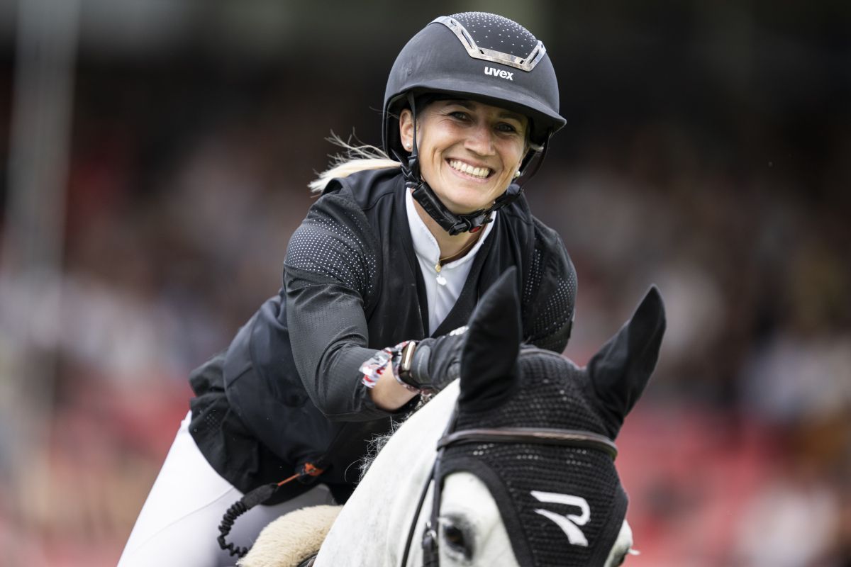 Springreiterin Rhomberg beim CSIO-GP in St. Gallen Zweite