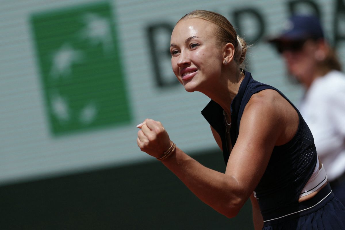 Anastasia Potapova in Wimbledon ohne Coach