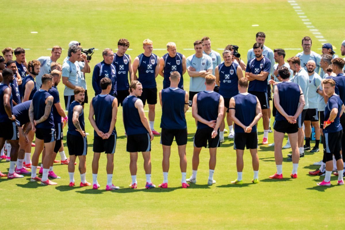 Alle ÖFB-Spieler zwei Tage vor Spanien-Duell im Teamtraining