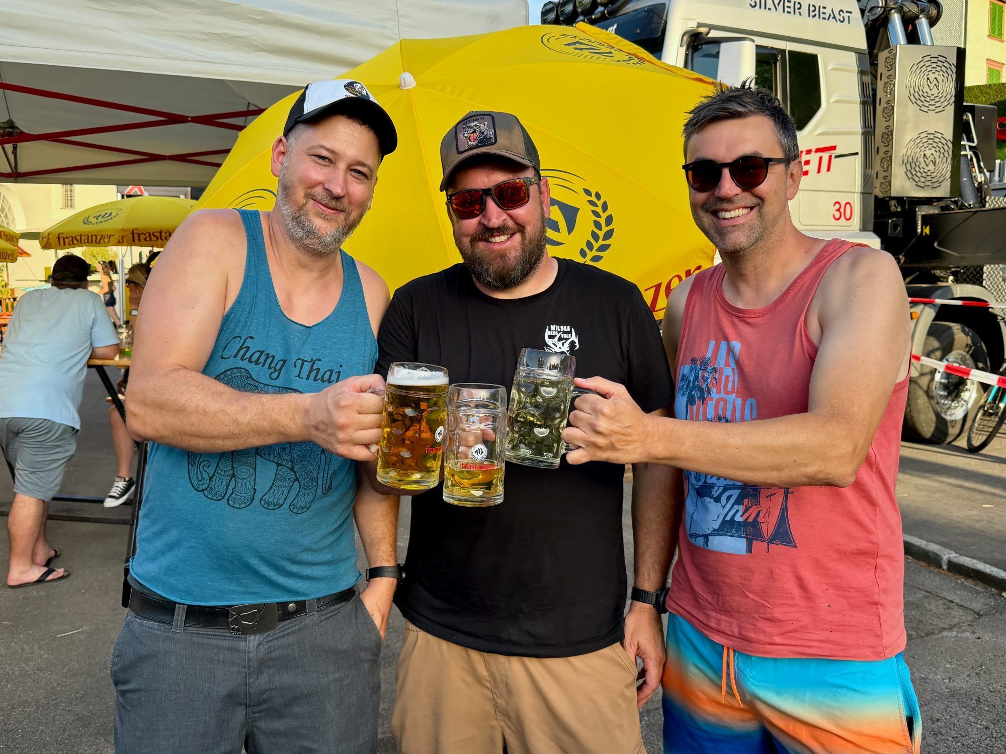 Pirmin Gstach, Stefan Grutsch und Oliver Mock
