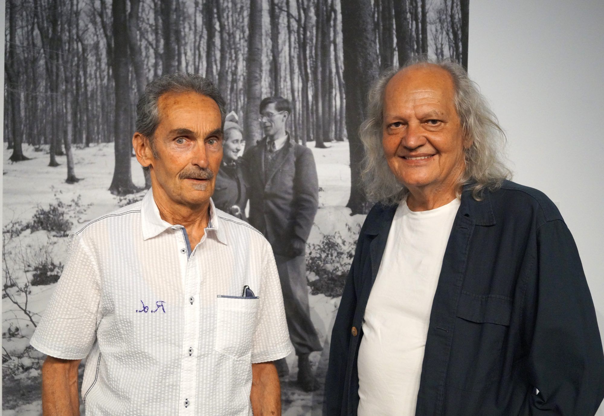 Die Künstler Rudl Lässer und Werner Branz fachsimpelten über Fotografie