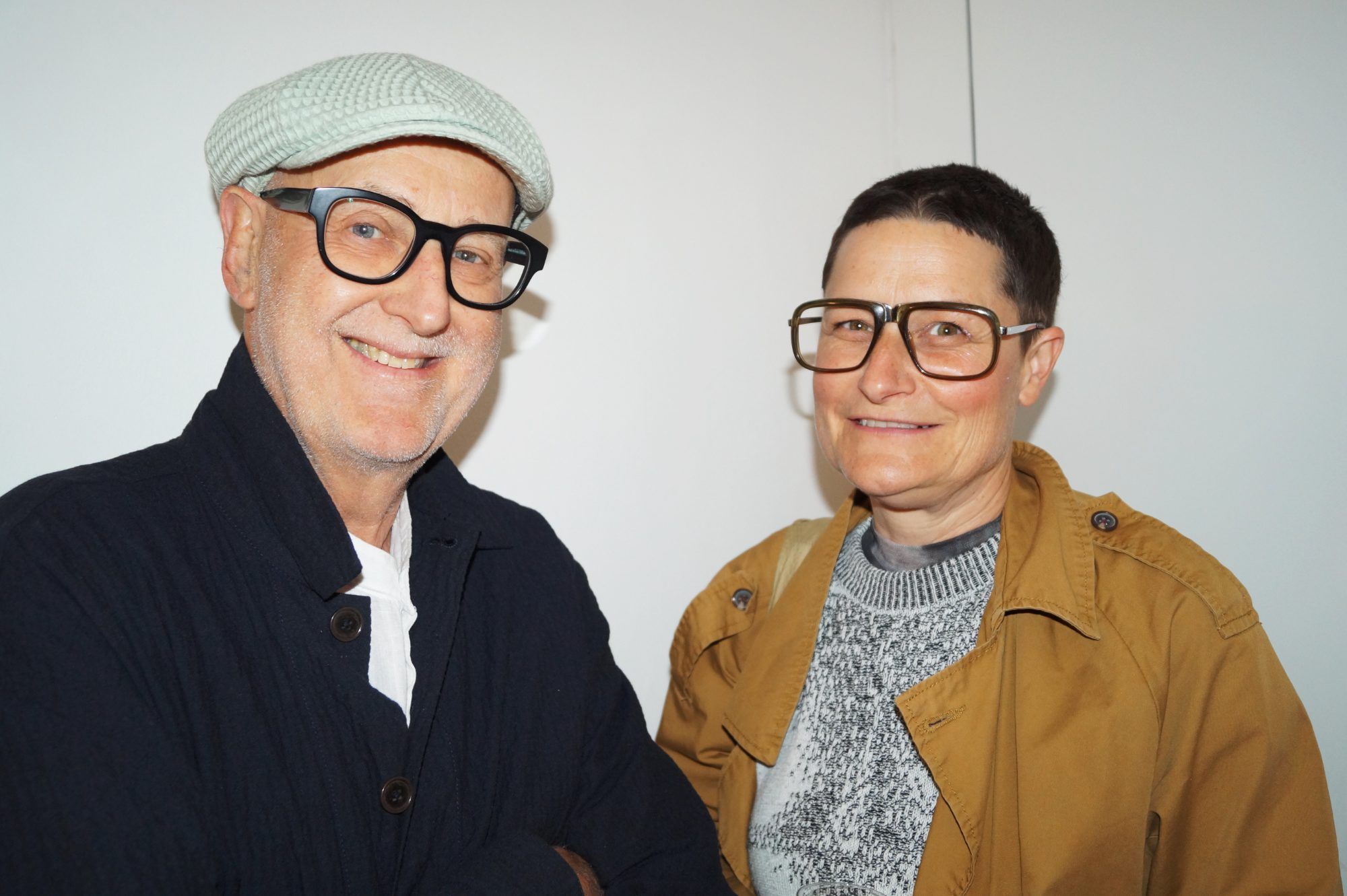 Peter Prax und Künstlerin Christine Lederer gefielen die Bilder