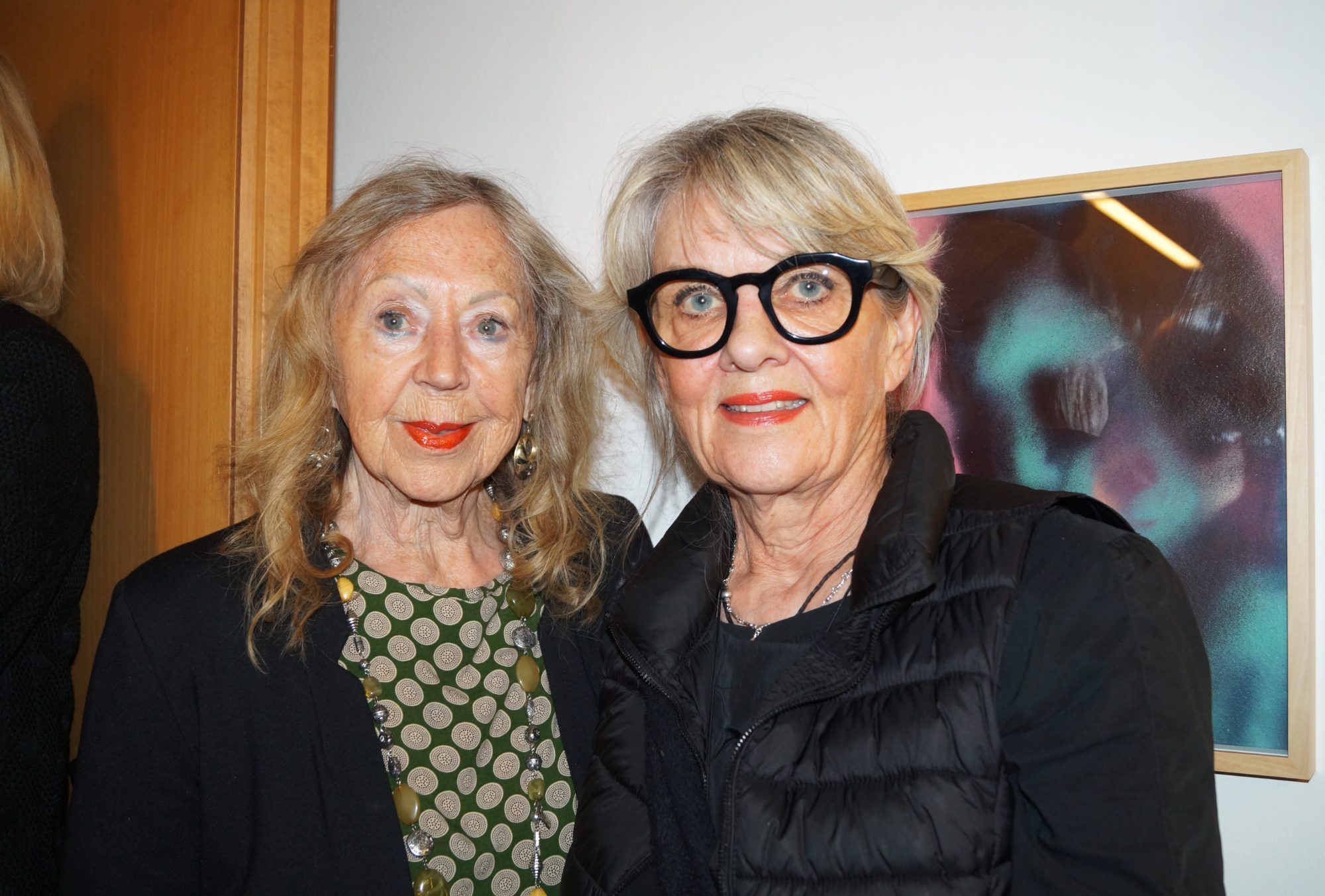 Grünenpolitiker Roswitha Steger und Künstlerin Edith Hofer