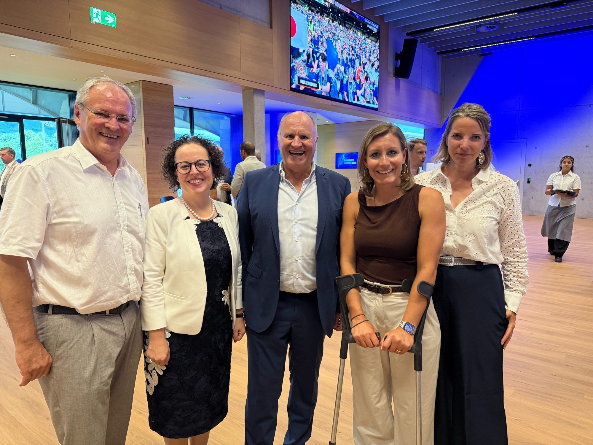 Harald Sonderegger, Christine Schwarz-Fuchs, Hans Peter Metzler, Heike Eder und Gerda Schnetzer-Sutterlüty