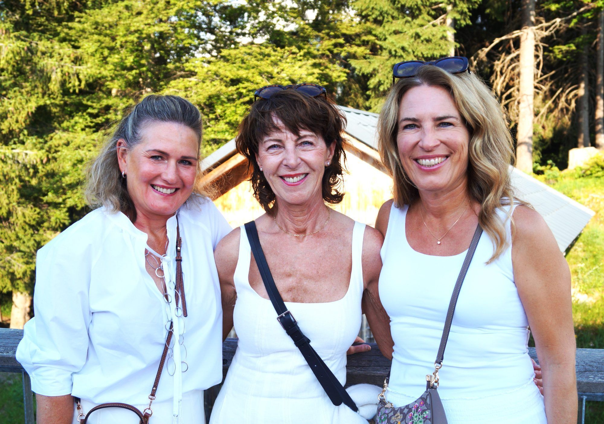 Sandra Meier, Sonja Sesser und Liane Zach freuten ich sehr auf die White Night