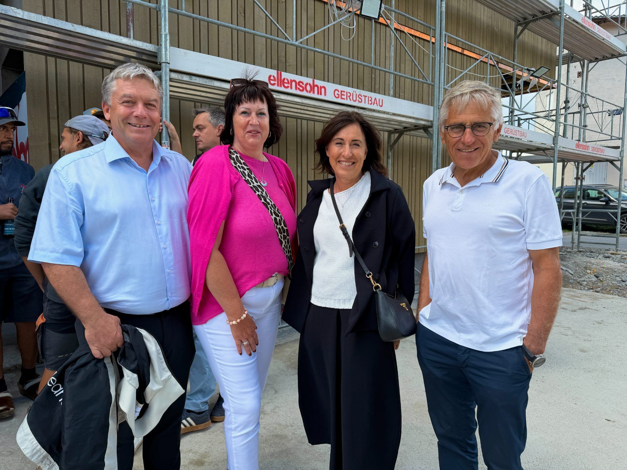 Johannes und Ulrike Wilhelm, Angelika und Karl Loacker
