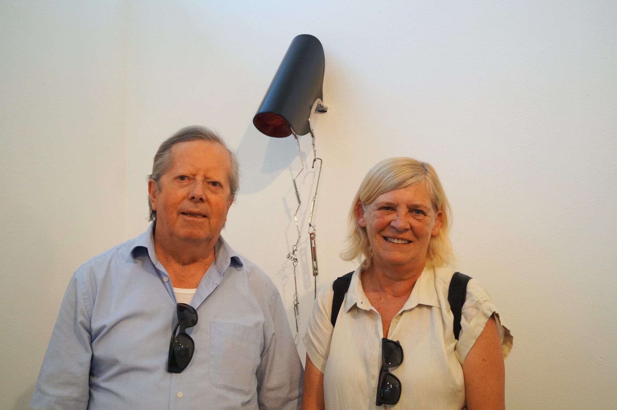 Elgar Belz und Galeristin Andrea Romagna-Mießgang sprachen über Kunst