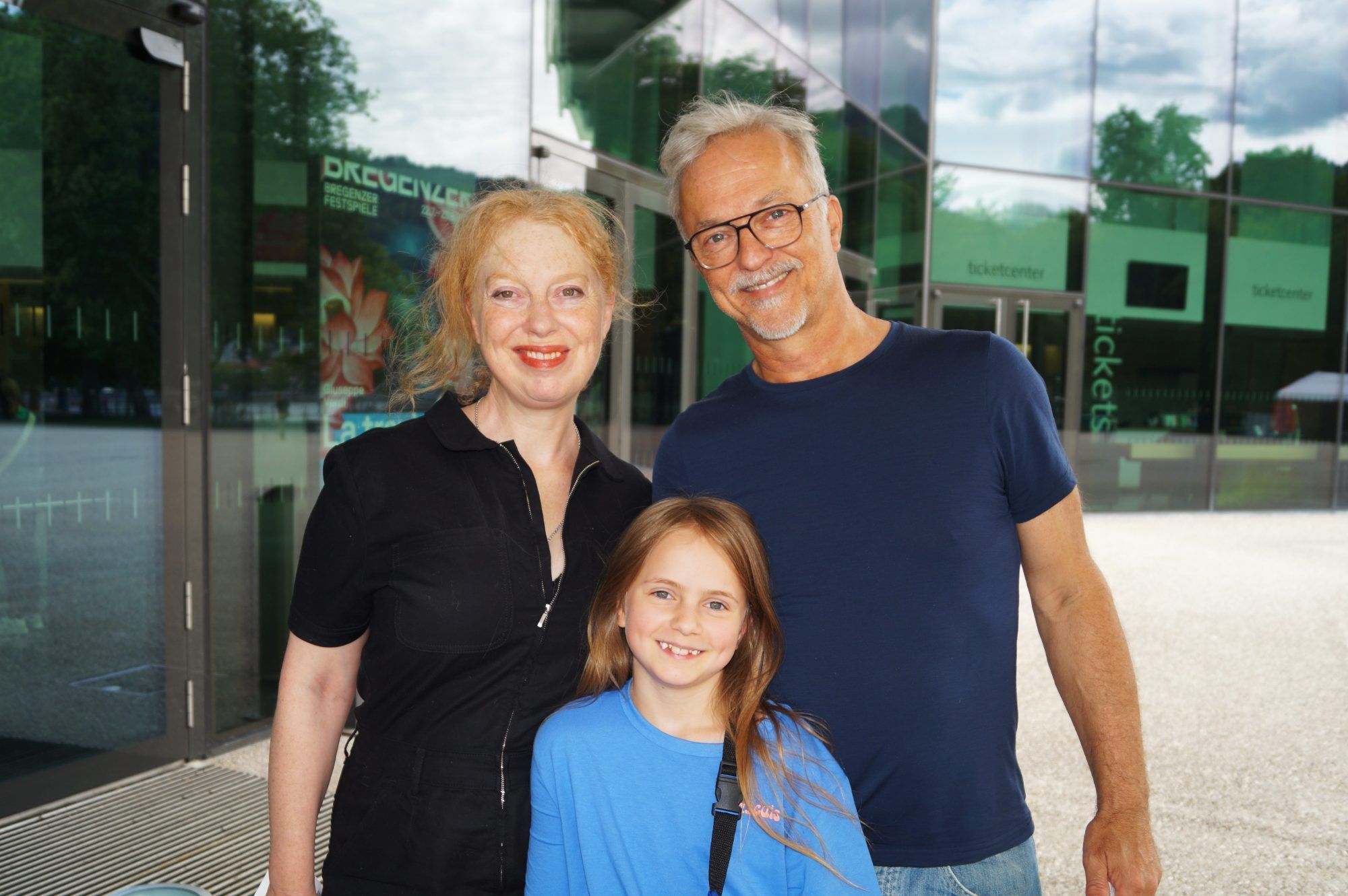 Anke Rauthmann und Martin Schmidt mit Tochter Lenja