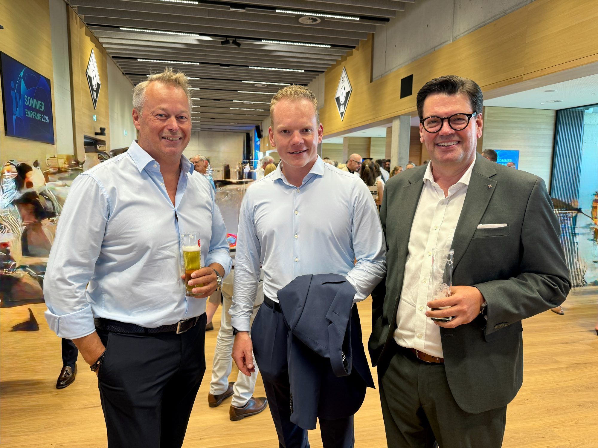 Christof Wirth, Christof Bitschi und Stefan Vetter