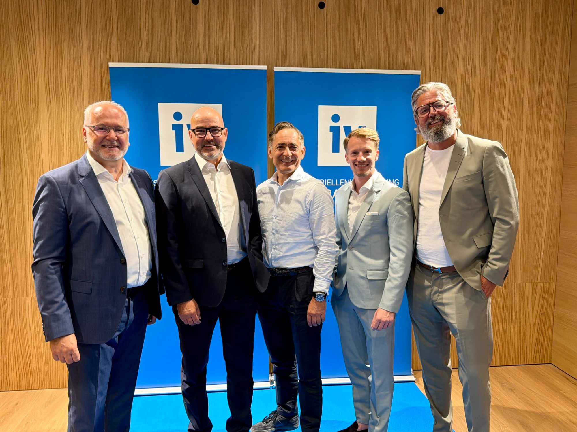 IV-Präsidium mit Elmar Hartmann, Thomas Pichler ,Hubert Rhomberg, Simon Kampl und Stephan Ratt