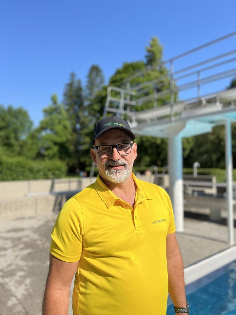 Bademeister Markus Hellbock