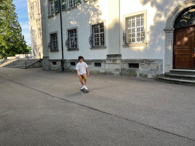 Skater am Kloster Mehrerau