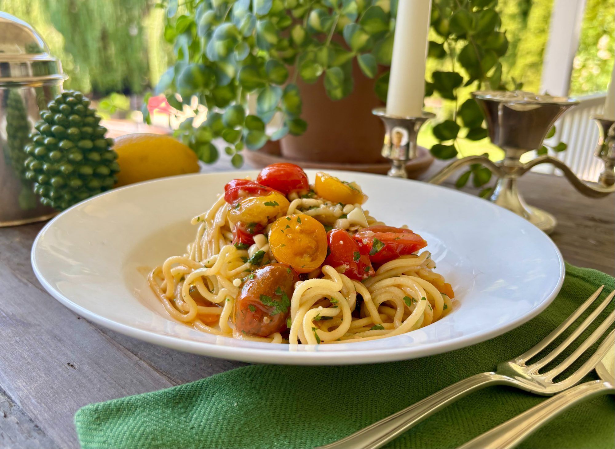 Spaghetti mit Sardellen