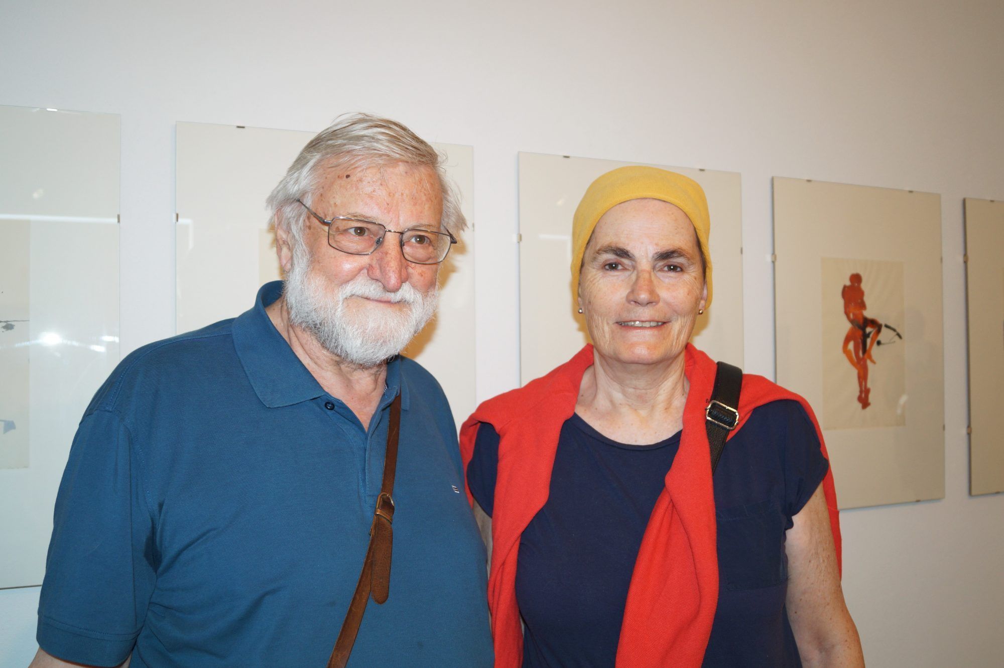 Künstler Dietmar Fend kam mit Monika Fitz