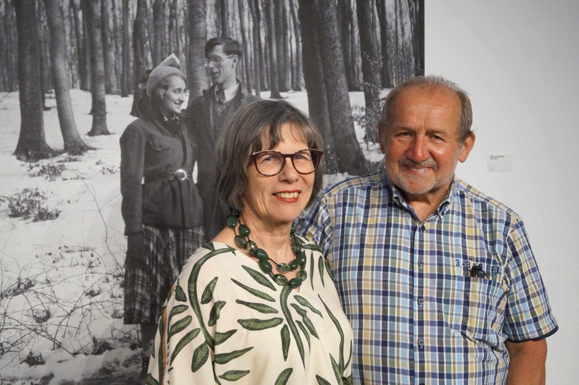 Wolfgang Winder und Edeltraud Winder-Schobel waren begeistert von der Ausstellung